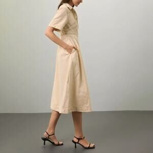 Rosetta Getty Collective Bone Shirtdress - Size 2